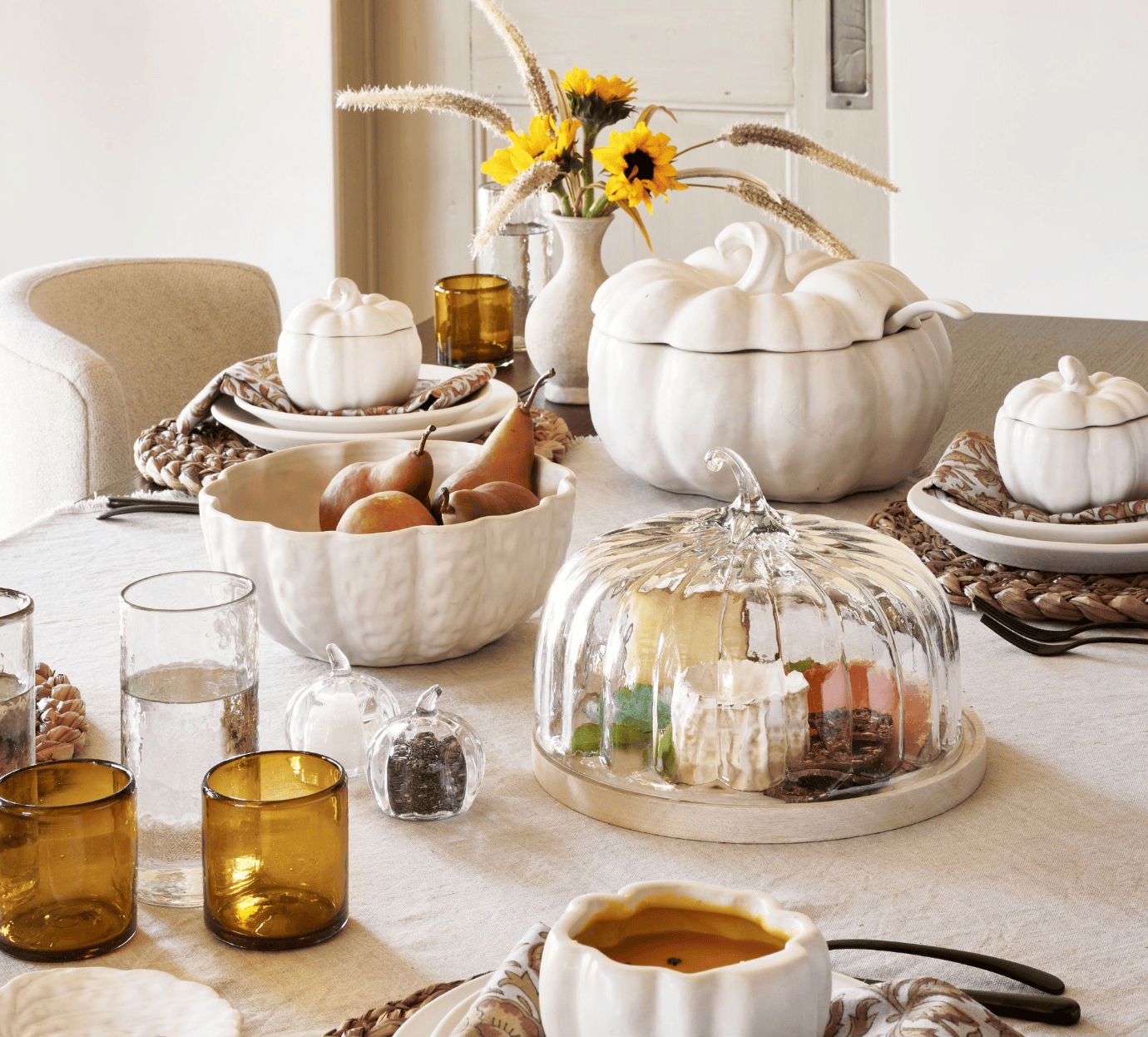 Pottery Barn Pumpkin cloche