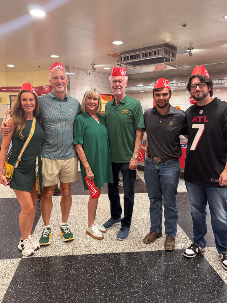 Baylor fans at The Varsity in Atlanta