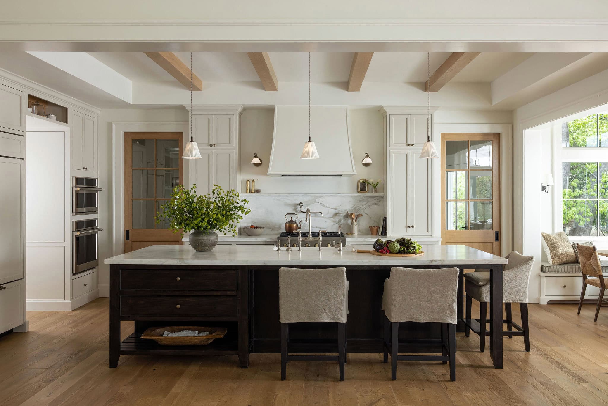 Modern traditional kitchen with fall touches